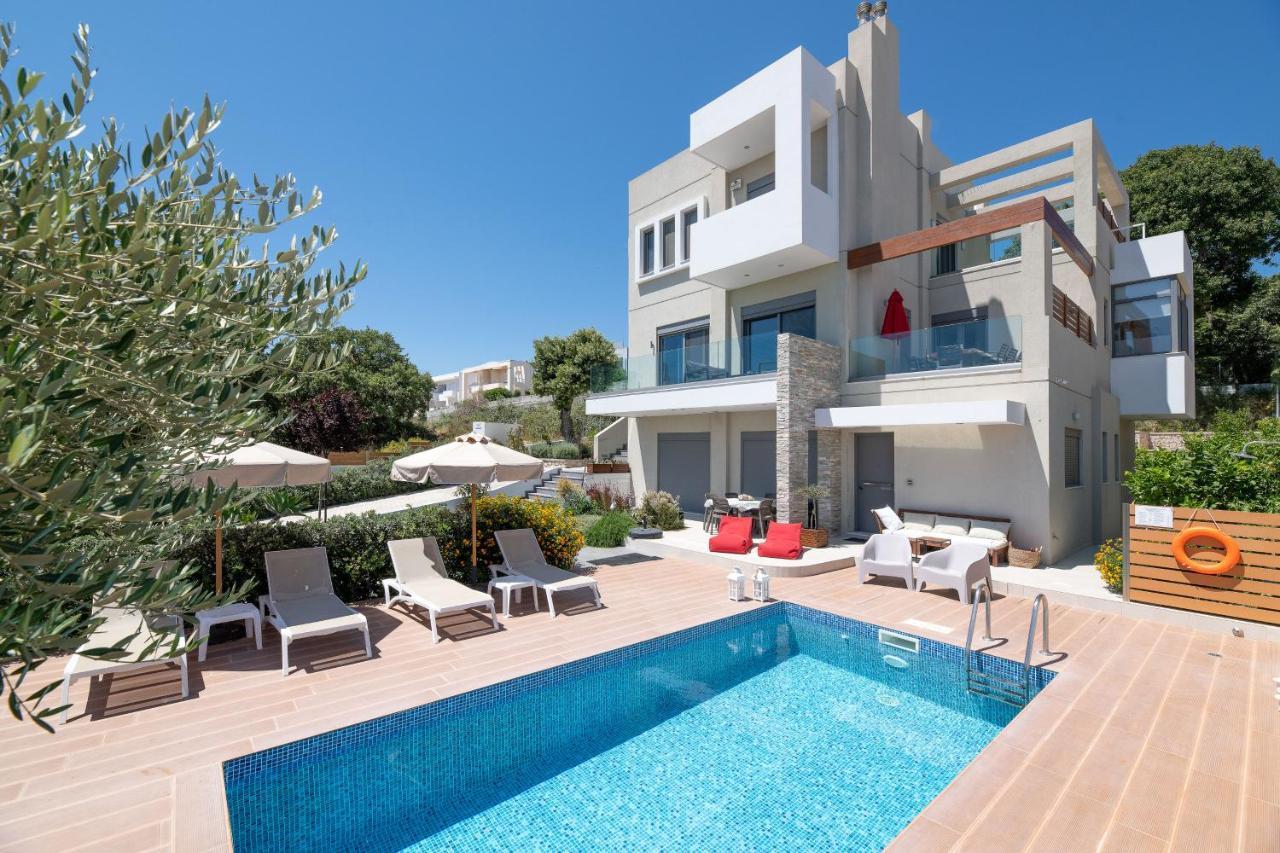 Terpsis Pool Villa Asgourou المظهر الخارجي الصورة