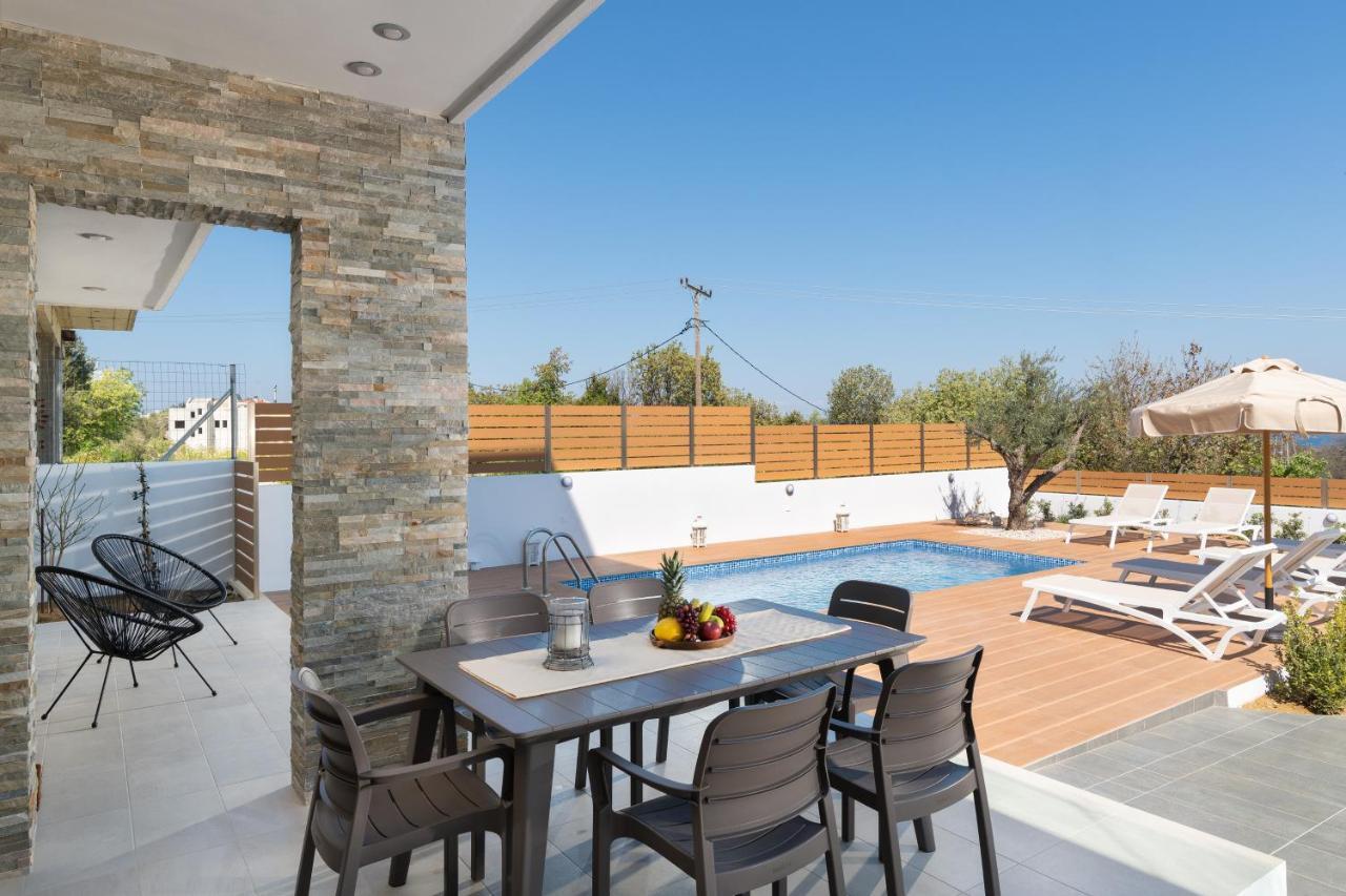 Terpsis Pool Villa Asgourou المظهر الخارجي الصورة