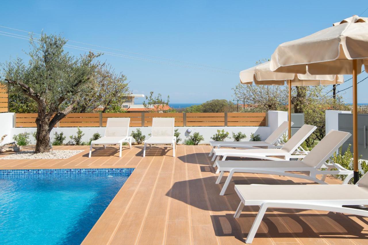 Terpsis Pool Villa Asgourou المظهر الخارجي الصورة