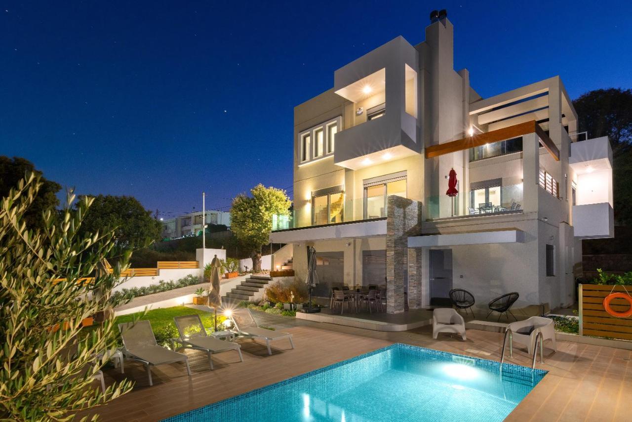 Terpsis Pool Villa Asgourou المظهر الخارجي الصورة
